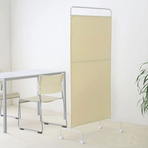 Iris Ohyama Partition Screen Ivory W80 × H160 SRK-1680 Online - Image 2