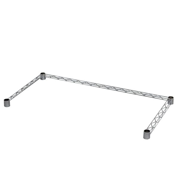 Iris Ohyama Metal Rack U-shaped Bar Pole Diameter 25mm Width 91 x Depth 46cm Load Capacity 10kg MR-91BK Sidebar Silver Fashion
