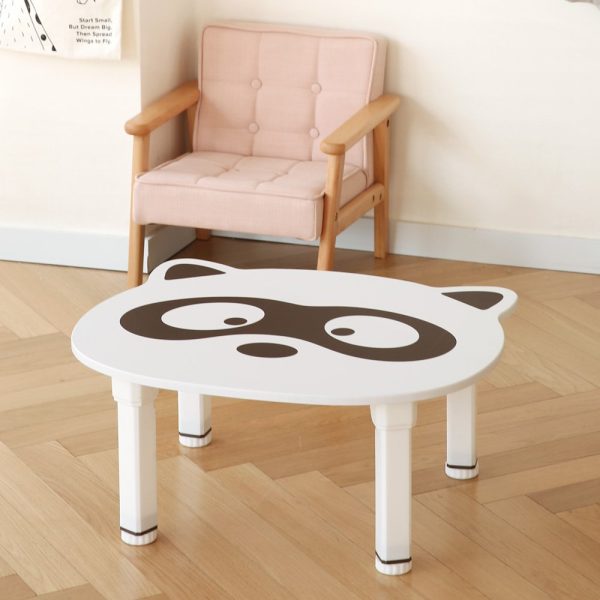Room and Home Table Kids Petit Raccoon Kids White 47.6 × 57.5 × 25.5cm Online now - Image 2