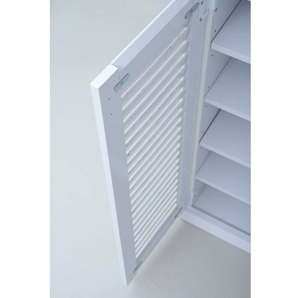 JK Plan Shoe Box Shoe Box Clog Box Shoe Rack Shoe Storage Width 75 Depth 33 Thin Entrance Storage SGT-0102-WH White Standard Online - Image 4
