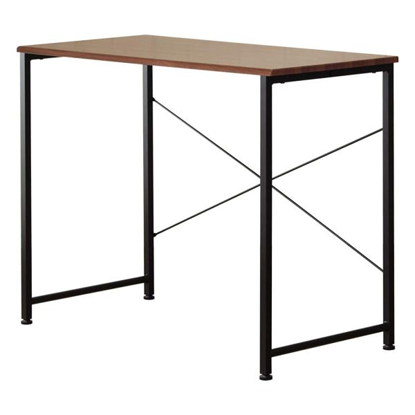Iwatsuki Simple Work Desk Width 90 x Depth 45 x Height 72 cm Easy to assemble Computer Desk Telework Brown IW-17BR Hot on Sale