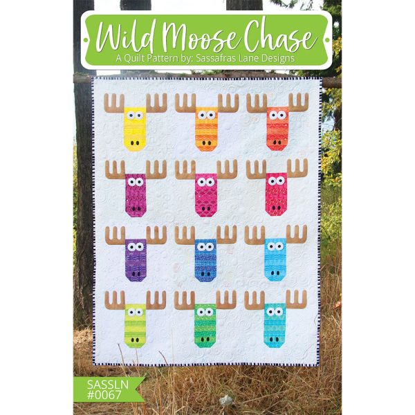 Wild Moose Chase Quilt & Pillow Pattern Cheap