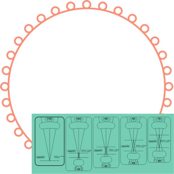 Westalee Design Strand of Pearls 5pc Templates For Sale - Image 2