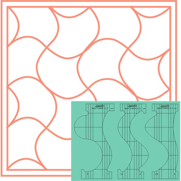 Westalee, Back to Back Ruler Template For Sale