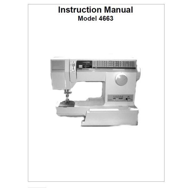 Singer 4663 Instruction Manual Cheap