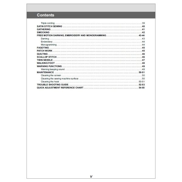 EverSewn Sparrow 20 Instruction Manual Online Sale - Image 3