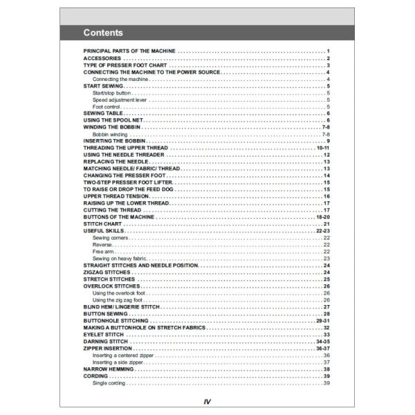 EverSewn Sparrow 20 Instruction Manual Online Sale - Image 2