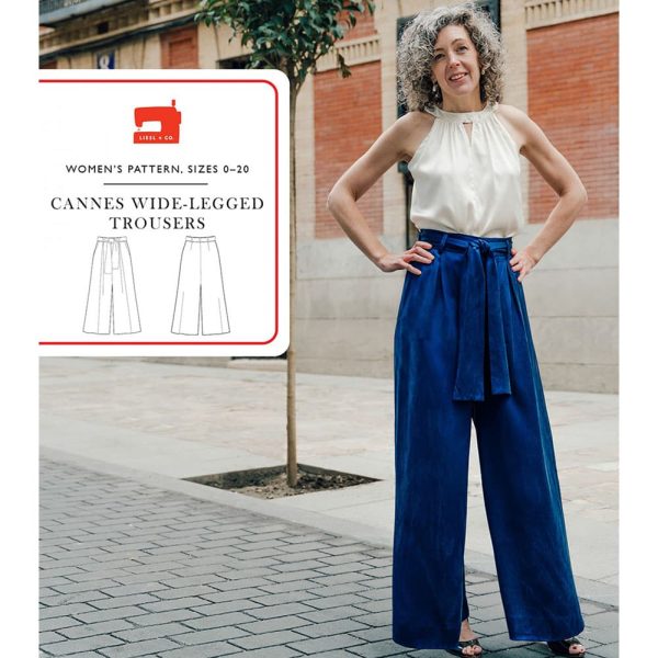 Cannes Wide Legged Trousers Pattern, Liesl & Co. For Cheap