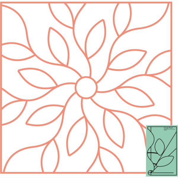 Westalee Design Coral Fern Template Cheap