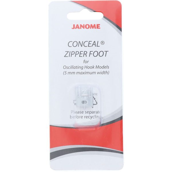 Concealed Zipper Foot, Janome #202475002 Sale - Image 3