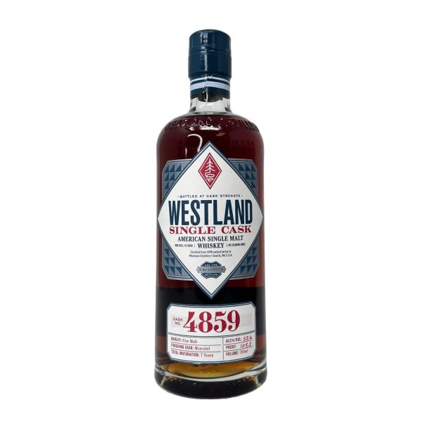 Westland Single Casks #4859 7-Years  Moscatel  105.2 proof - Selected by T8ke & r bourbon Cheap