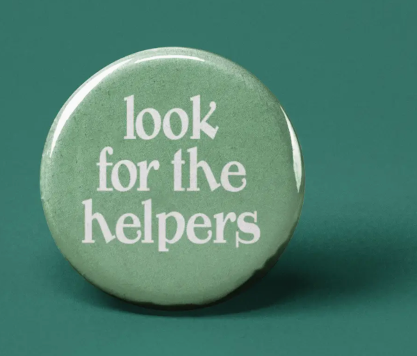 Button | Look For the Helpers Discount